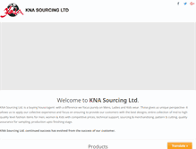 Tablet Screenshot of knasourcing.com